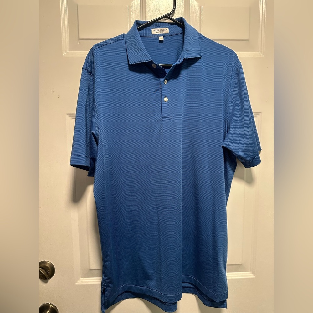 Peter Millar Classic Blue Polo Shirt